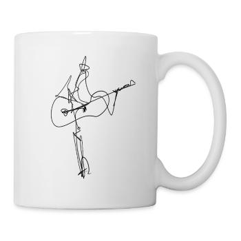 Gitarre - Tasse - Weiß - Rechts