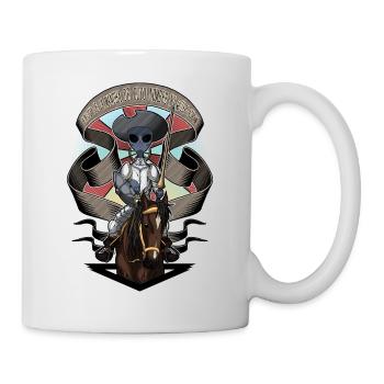 The alien Don Quixote - Color version - Mug - white - Right