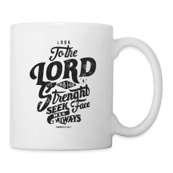 LORD STARK STRONGER FEEL JESUS GOD BIBLE MOTIF - Mug - white - Right