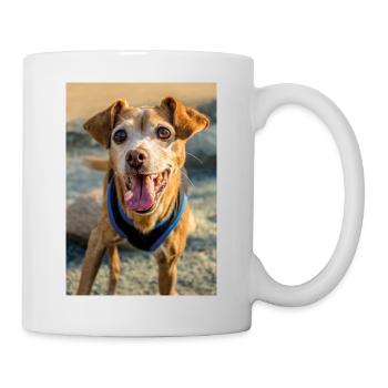 Hunde Portrait im Freiem - Tasse - Weiß - Rechts