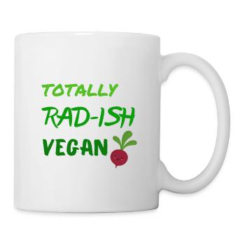 Totally radish vegan - Mug - white - Right