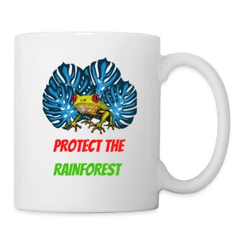 Protect the rainforest - Mug - white - Right