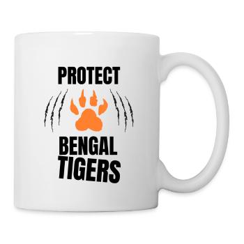 Protect Bengal Tigers - Mug - white - Right