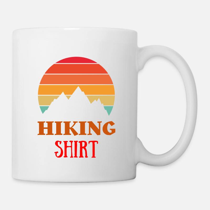 This is my official hiking shirt - Mug - white