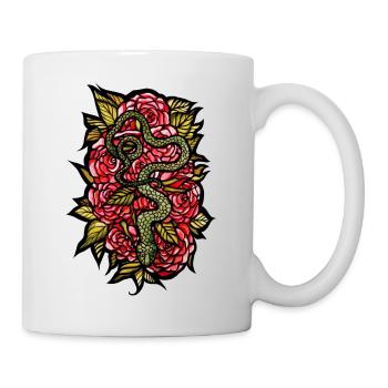 Snake Roses - Mug - white - Right