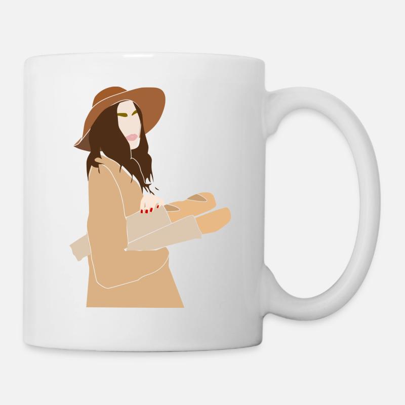 Baguette. - Mug - white