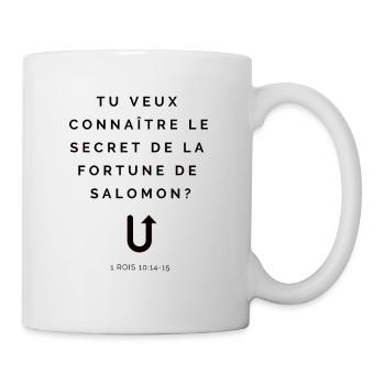 TU VEUX CONNAITRE LE SECRET DE SALOMON - Mug blanc - blanc - Droite