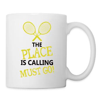 Joueur de tennis - Tennis - Mug blanc - blanc - Droite