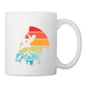 Trad Climbing Bouldering - Mug - white - Right