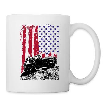 TOUT-TERRAIN AMÉRICAIN - Mug blanc - blanc - Droite