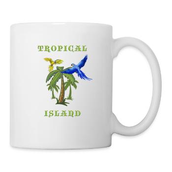 tropical island 05 - Mug - white - Right