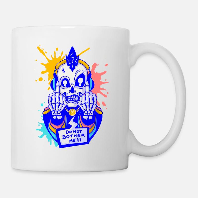 Skull Dude - Tasse - Weiß