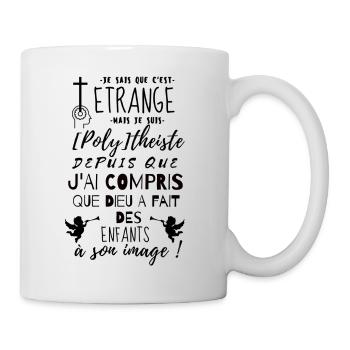 etrange polytheisme - Mug blanc - blanc - Droite