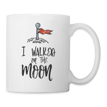 MOON PLANET UNIVERSE PLANET ASTRONAUT MOTIFS - Mug - white - Right
