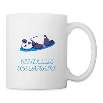 OFFIZELLES SCHLAFSHIRT - Tasse - Weiß - Rechts