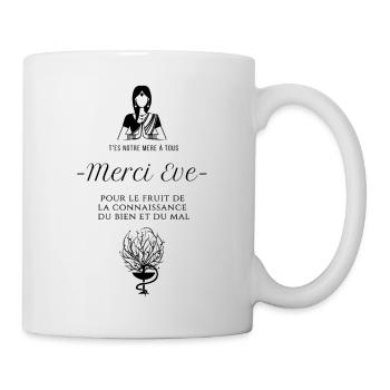 Merci Eve - Mug blanc - blanc - Droite