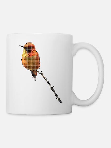 Colibri Oiseau Animal Oiseaux coloré Colibris Nature - Mug blanc - blanc