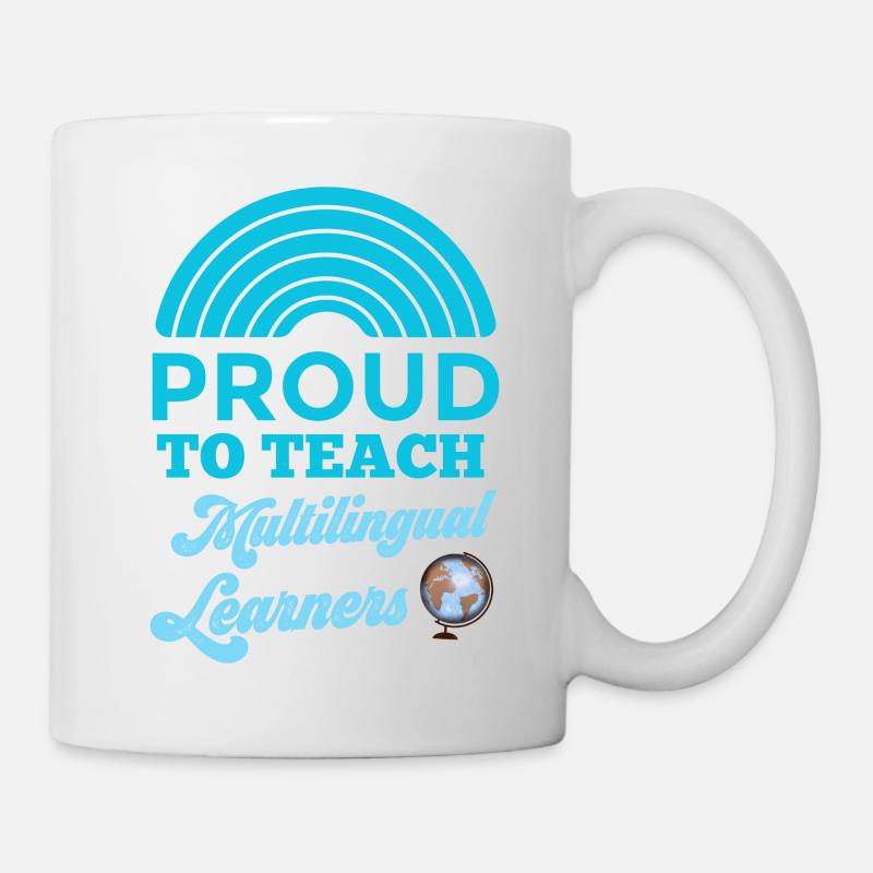 Orgoglioso di insegnare agli studenti multilingue Mehrsprachig - Tazza - bianco