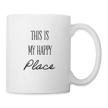 C’EST MON ENDROIT HEUREUX - Mug blanc - blanc - Droite