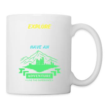 Explore nature have an adventure T-Shirt - Mug - white - Right