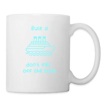 KREUZFAHRTSCHIFF - BLAUES KREUZFAHRTSCHIFF - Tasse - Weiß - Rechts