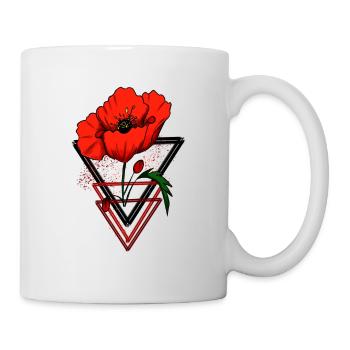 poppie - Mug blanc - blanc - Droite