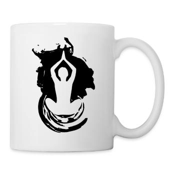 Yoga Art Meditation Fitness Yoga - Mug - white - Right
