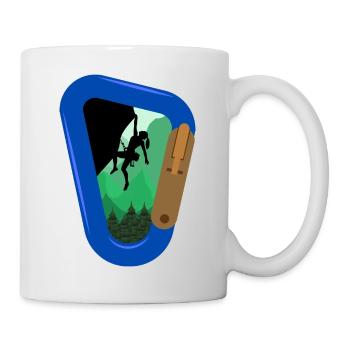 Bouldering Rock Climbing - Mug - white - Right
