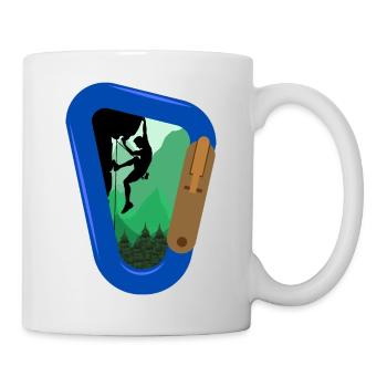Mountain Climbing Bouldering - Mug - white - Right