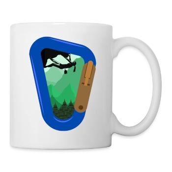 Bouldering Rock Climbing - Mug - white - Right