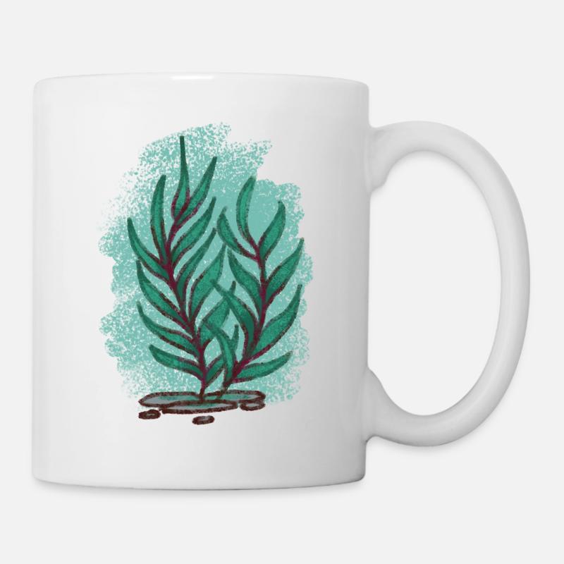 Algues 2 - Mug blanc - blanc