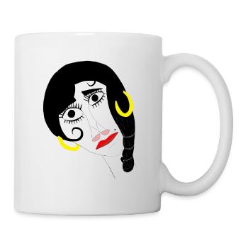 Carmen gegen Mejorada - Tasse - Weiß - Rechts