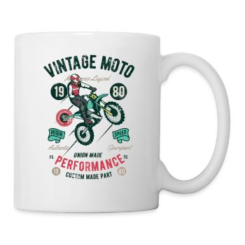 MOTOCROSS ENDURO CROSS MOTORCYCLE MOTIF GIFT - Mug - white - Right