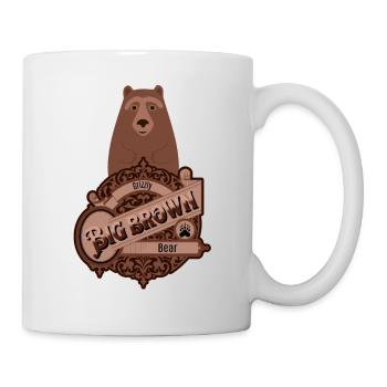 Grizzlybär - Tasse - Weiß - Rechts