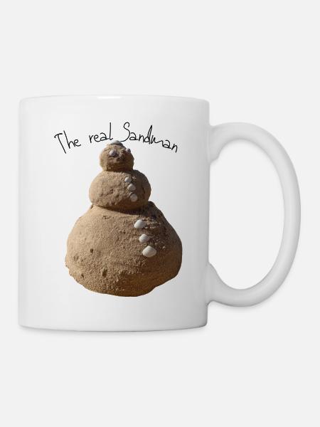The real Sandman, Geschenk für Freunde - Tasse - Weiß