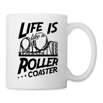Roller Coaster - Tasse - Weiß - Rechts