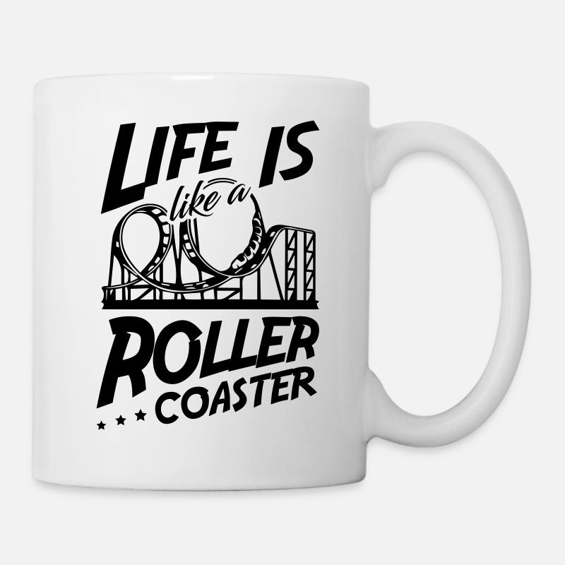 Roller Coaster - Tasse - Weiß
