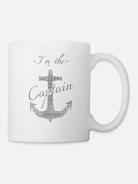 Captain Kapitän - Tasse - Weiß