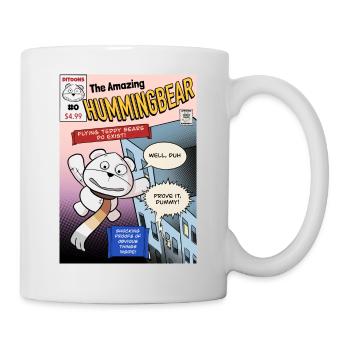 Der erstaunliche Hummingbear #0 - Tasse - Weiß - Rechts