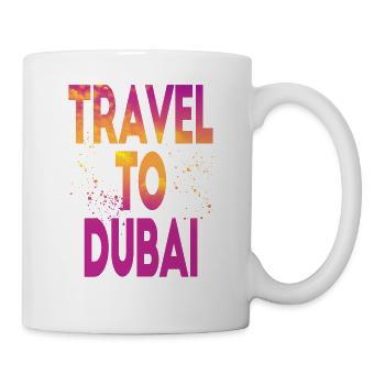Voyage à Dubaï - Mug blanc - blanc - Droite