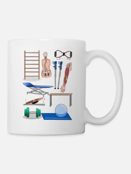 Physiotherapie - Tasse - Weiß