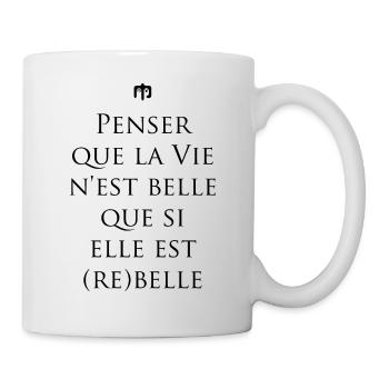 rebelle - Mug blanc - blanc - Droite