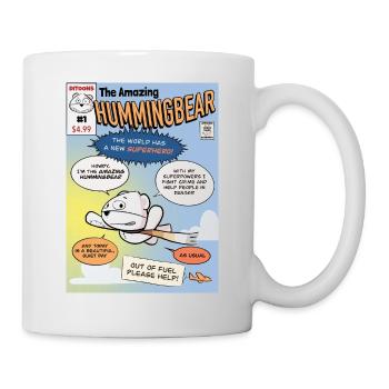Der erstaunliche Hummingbear #1 - Tasse - Weiß - Rechts