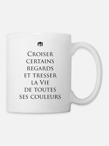 tresser - Mug blanc - blanc