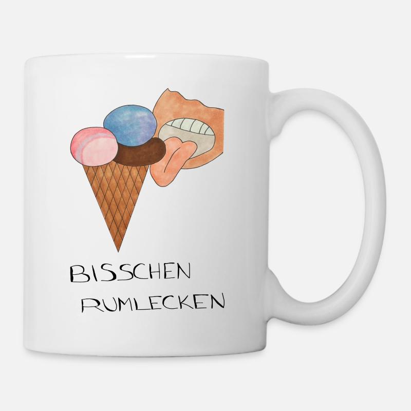 BisschenRumlecken - Tasse - Weiß