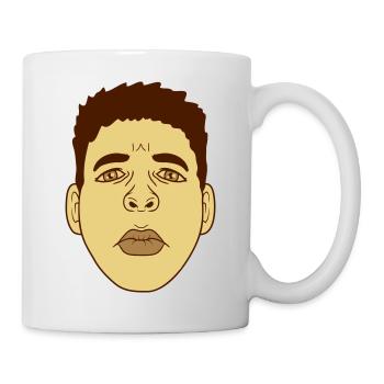 Sad Face Kiss bouche Design - Mug blanc - blanc - Droite