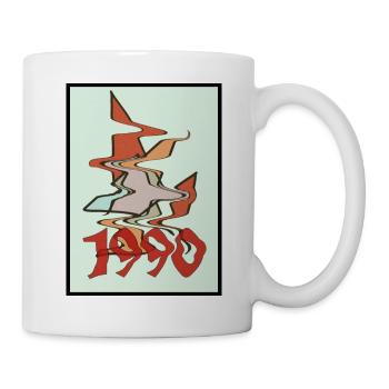 1990 - Tasse - Weiß - Rechts