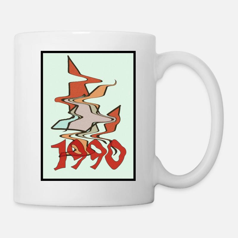 1990 - Tasse - Weiß