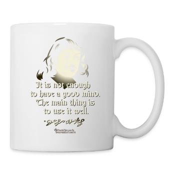 Descartes Good Mind - Tasse - Weiß - Rechts