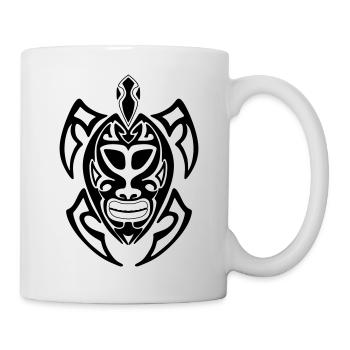 Polynesische Schildkröte - Tasse - Weiß - Rechts